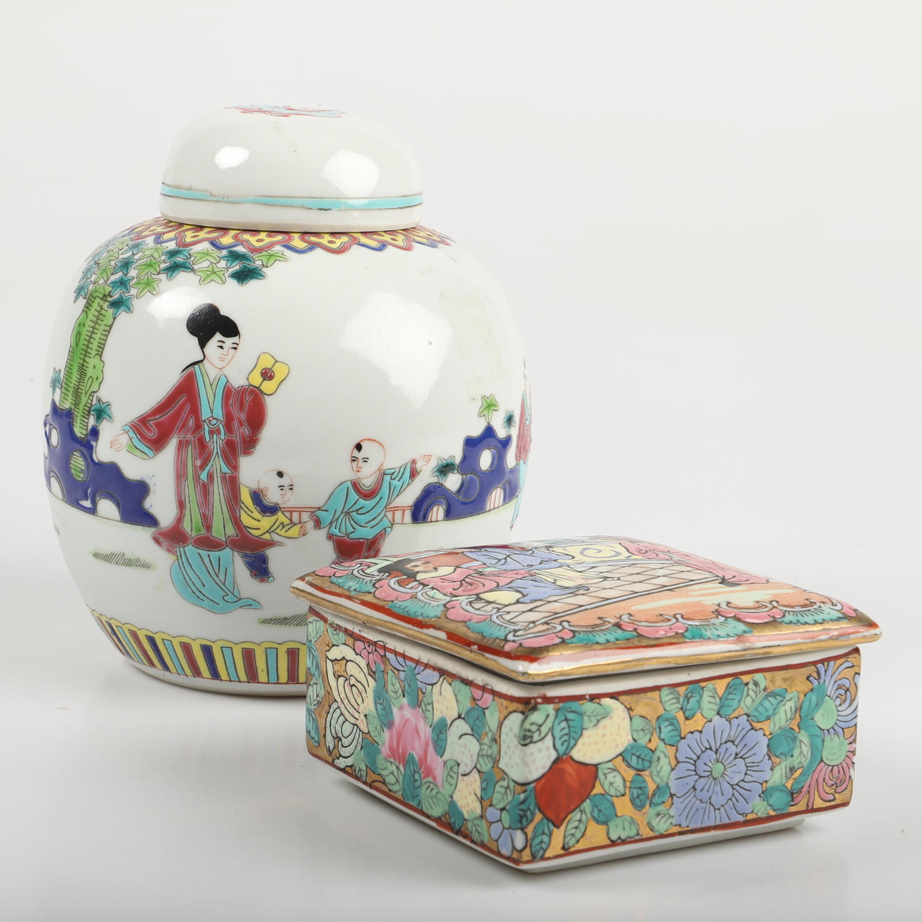 BOJAN AS WELL AS LOCKBOX, porcelain, China.