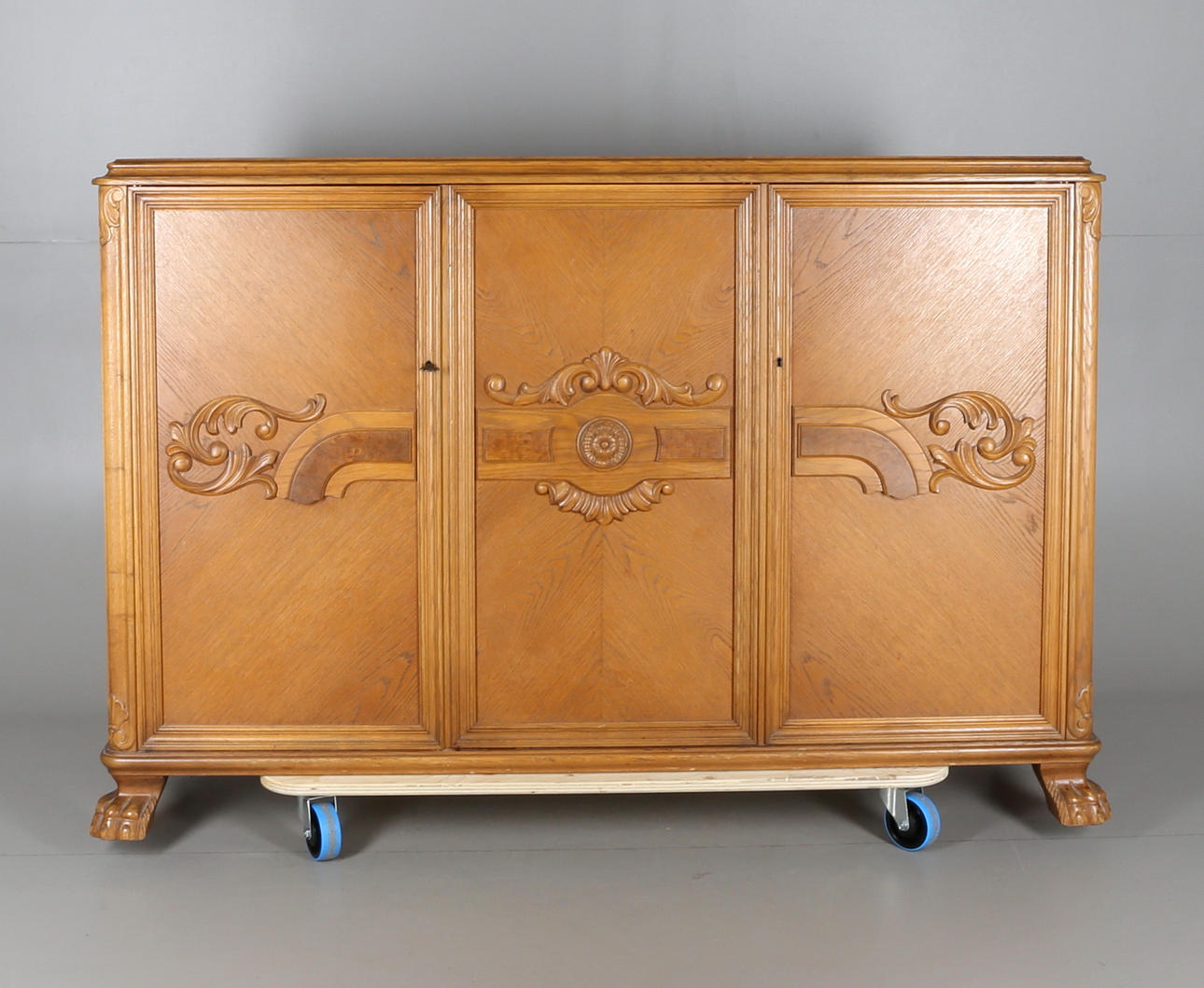 SKÄNK, barockstil, ek, 1900-tal.