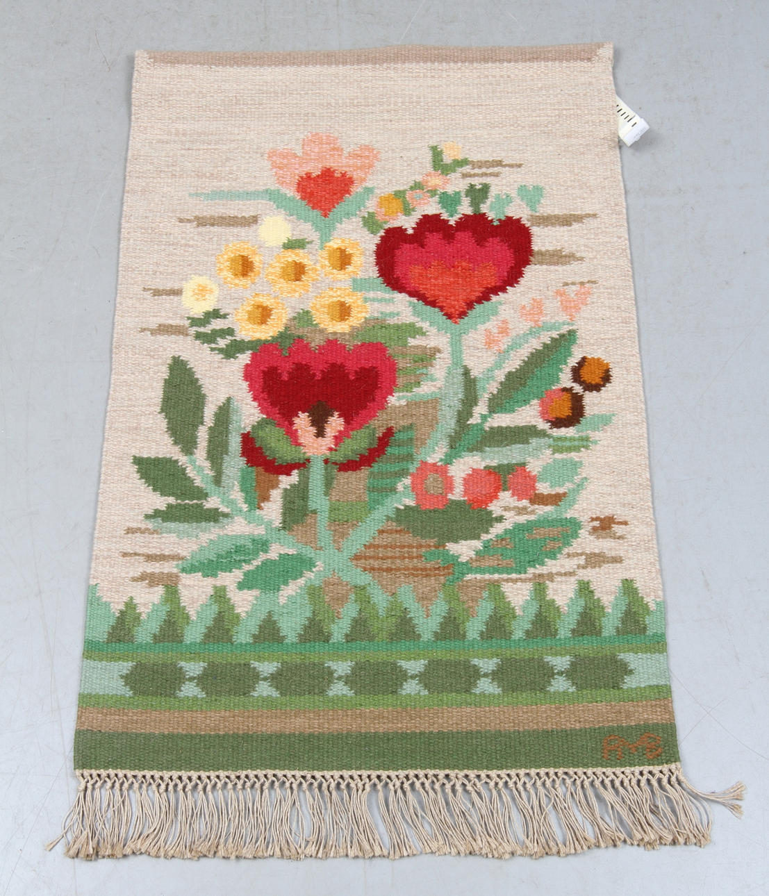 VÄGGTEXTIL, rölakan, Anne Marie Boberg.