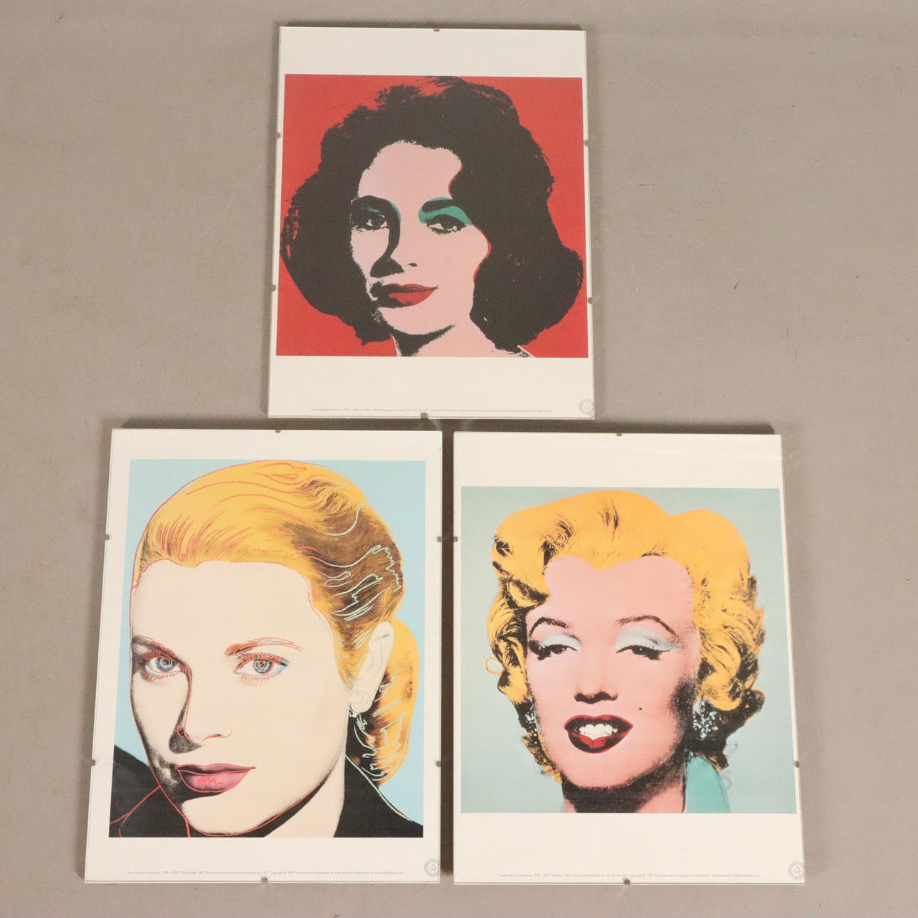 PRINTS, 3 pieces after Andy Warhol.