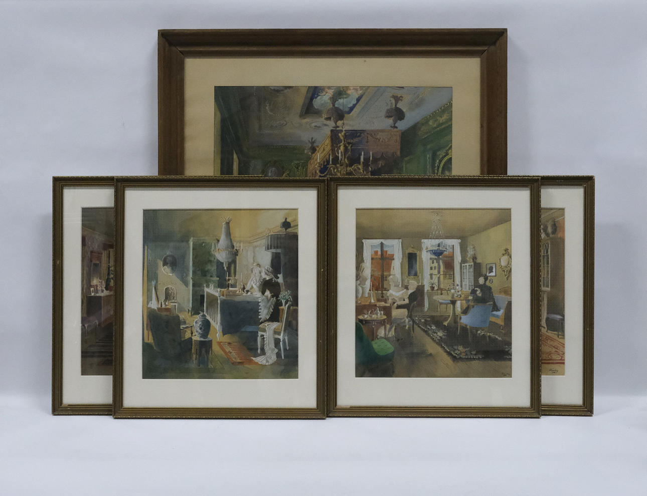 RUDOLF CARLBORG. FIVE WATERCOLORS.