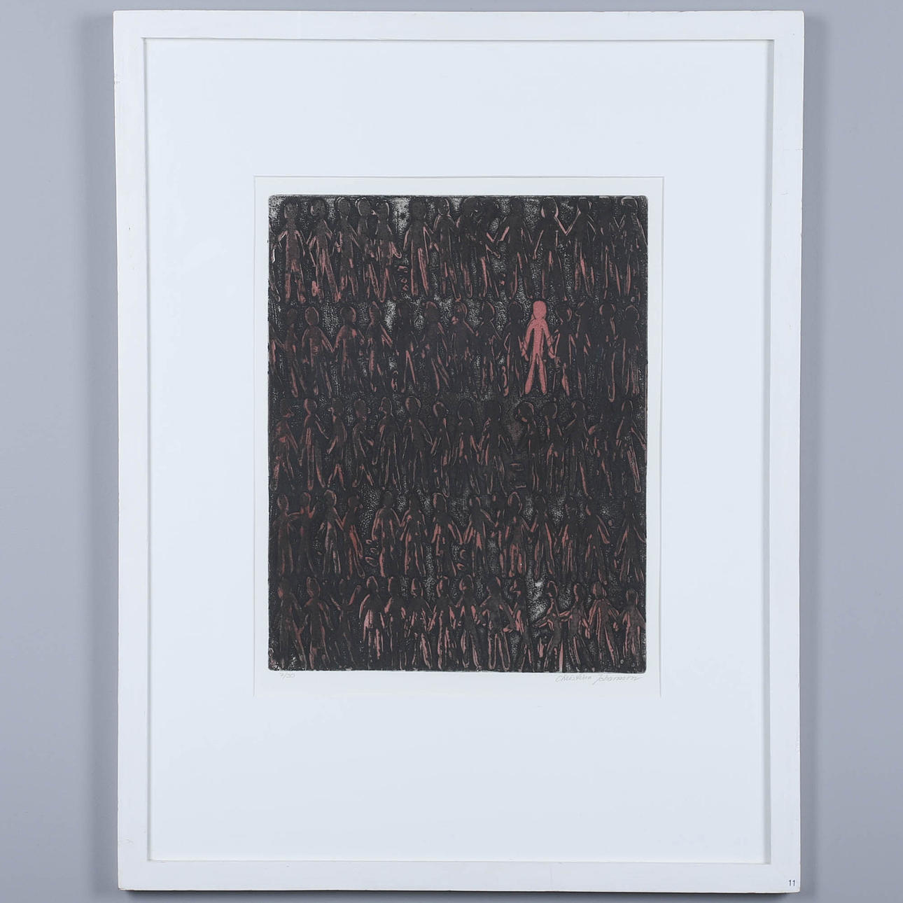 CHRISTINA JOHANSSON. LITHOGRAPH, “ODD”, SIGNED.