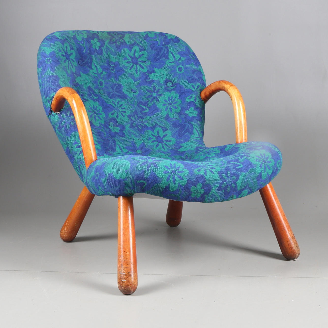 FÅTÖLJ, "Muslingestolen", tillskriven, Philip Arctander, 1900-tal.