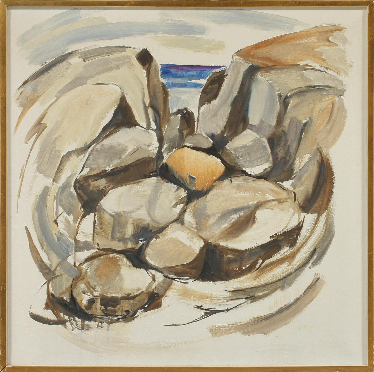 JOHN ERIK BÄCKERSTEN. olja på duk, svagt monogramsign.