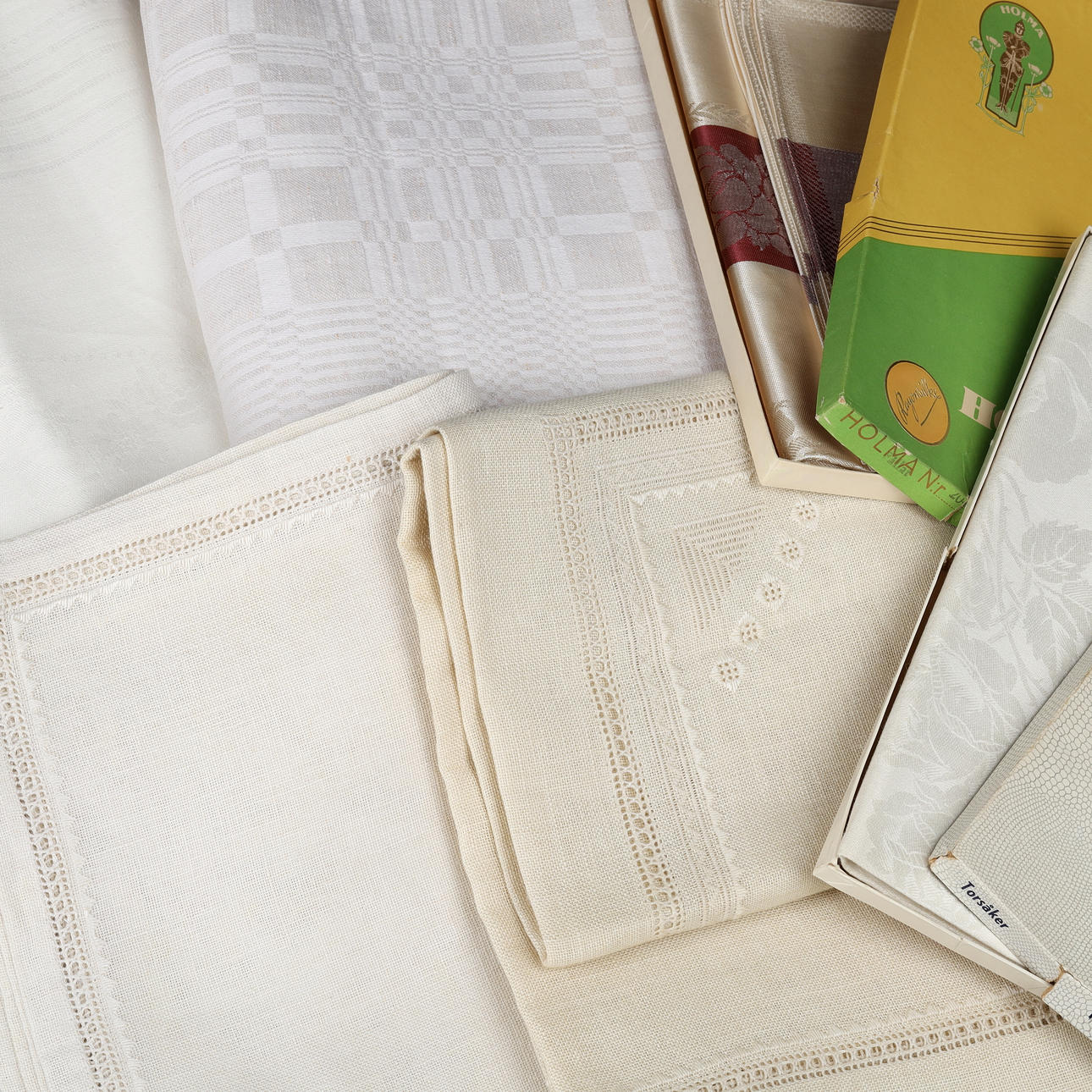 TABLECLOTHS, CANVAS, linen, silk, Torsåkers, Holma.