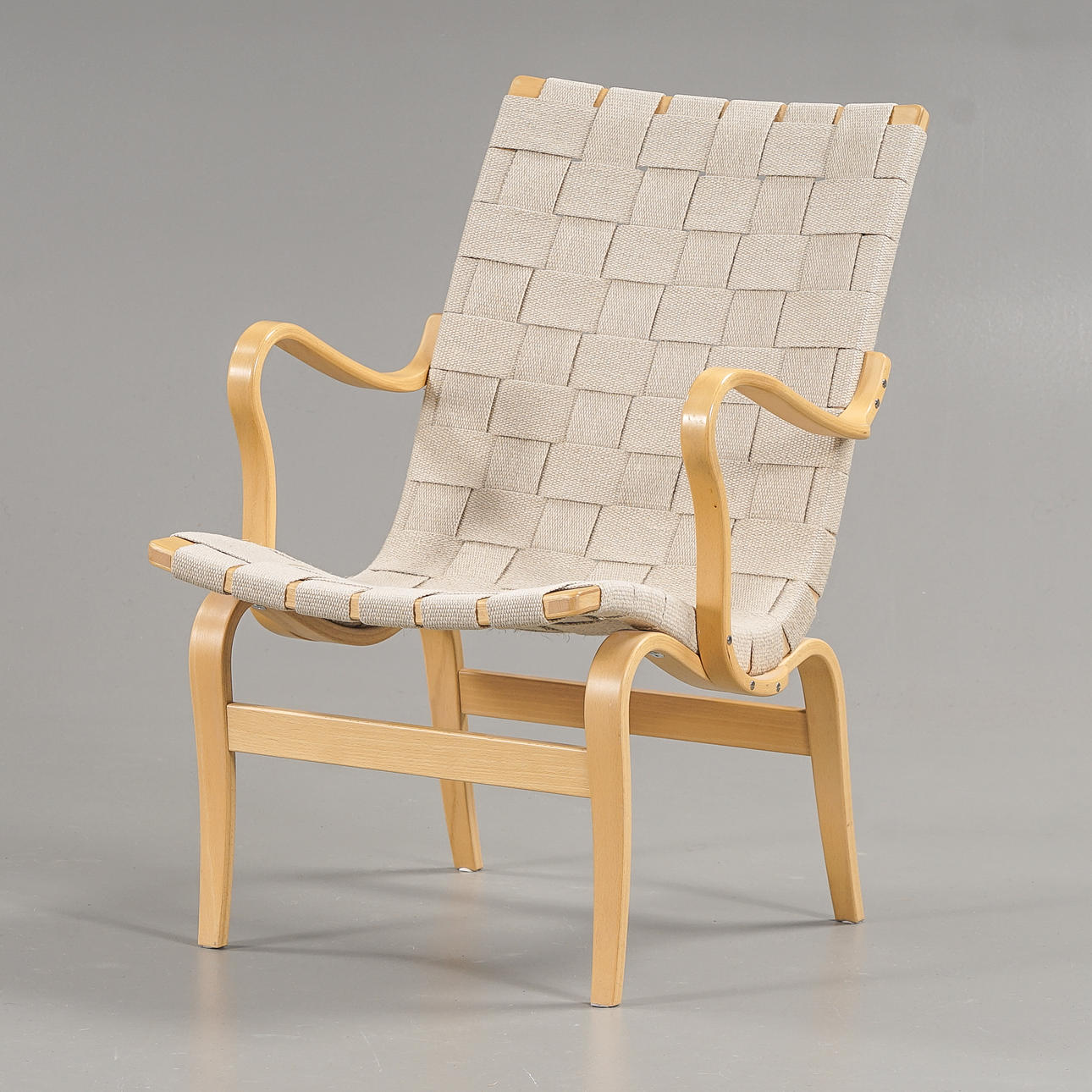 BRUNO MATHSSON. Fåtölj "Eva" Dux, 1900/2000-tal.