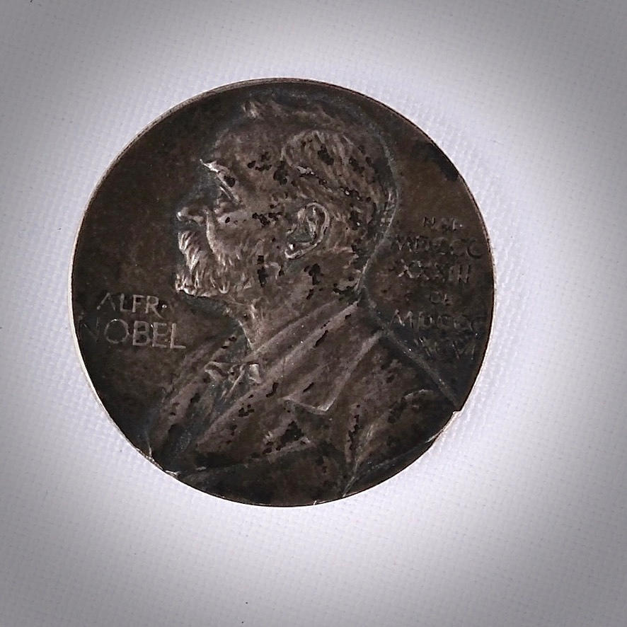 MEDALJ, silver, Alfred Nobel, 1920.