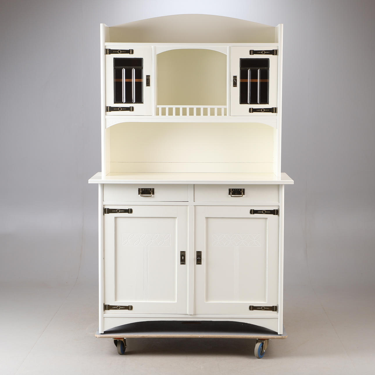 KABINETT, weiß gestrichen, Jugendstil.