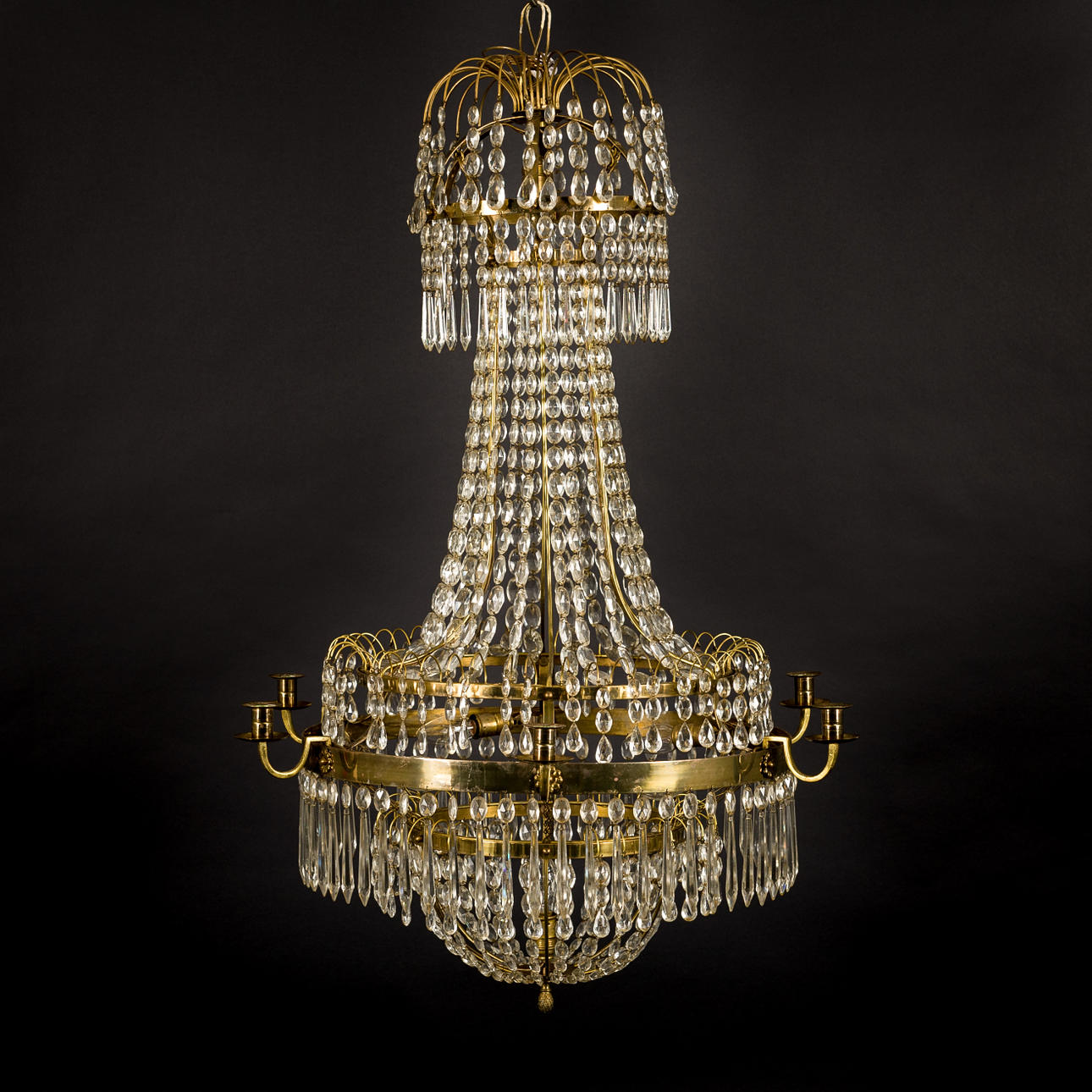 LJUSKRONA, gustaviansk stil, 18/1900-tal.