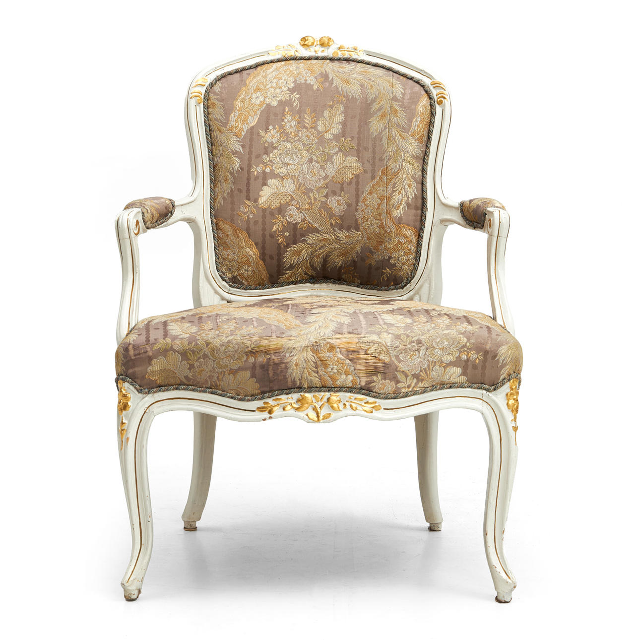 Rokoko-Sessel, 18. Jahrhundert.