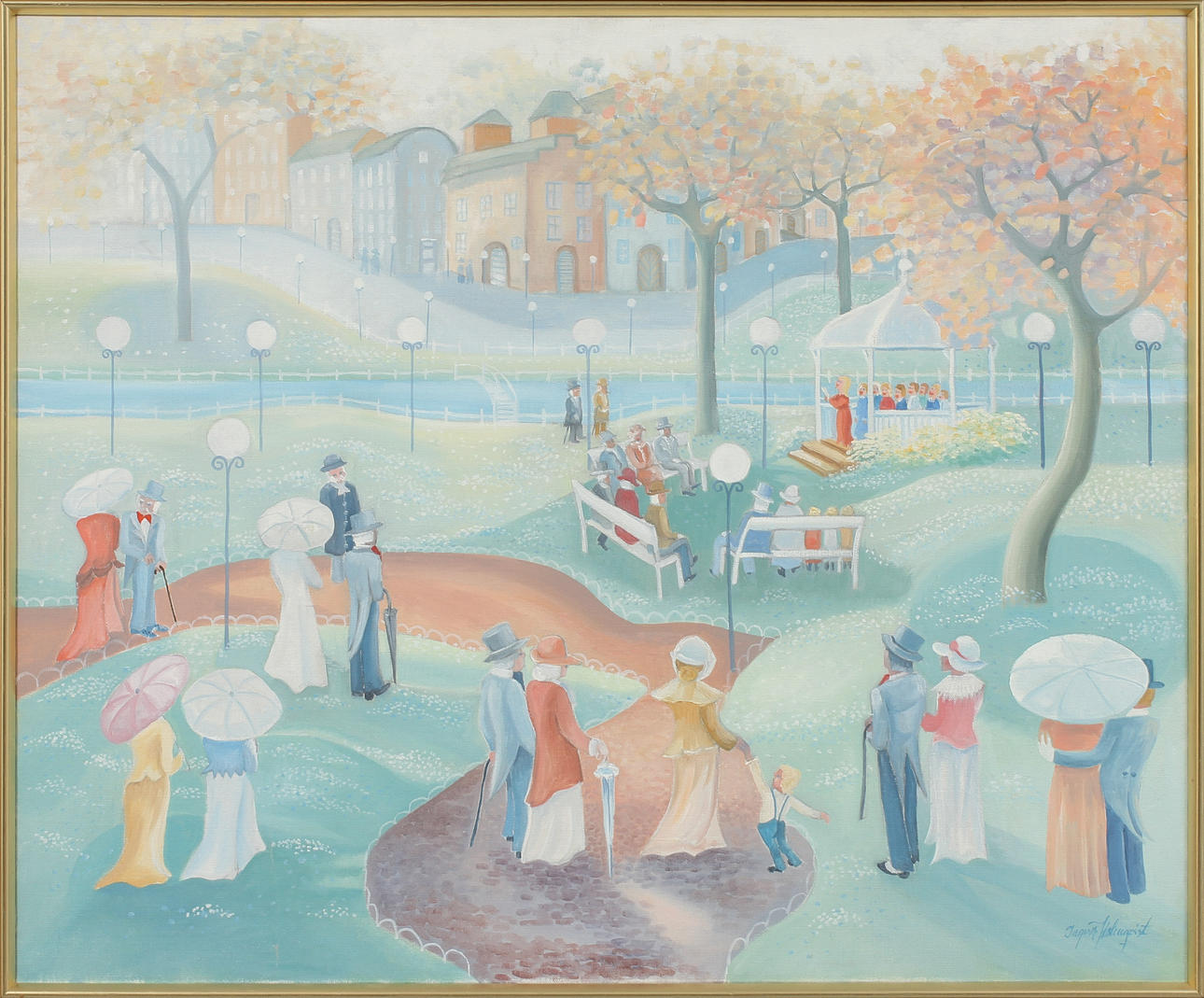 INGVOR HOLMQVIST. olja på duk, sign.