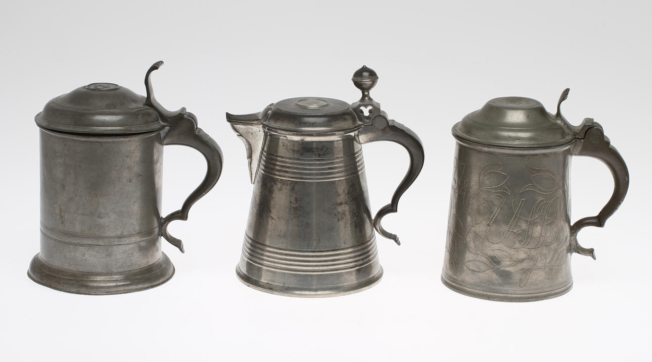 STOP, 3 st, tenn, 18 och 1900-tal.