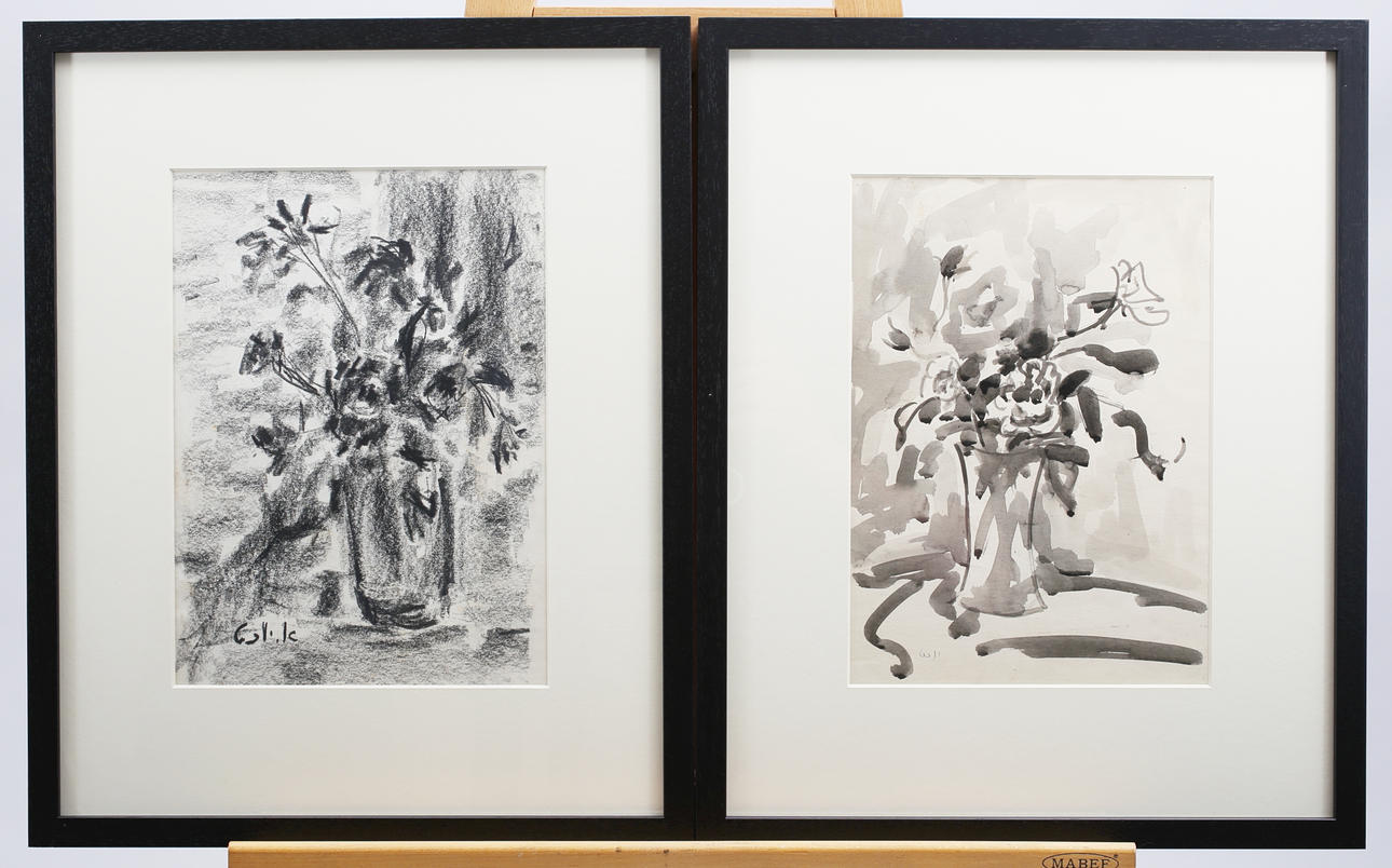 ESTHER YUCHT (GEB.1910 POLEN). blandat parti, tre grafik.