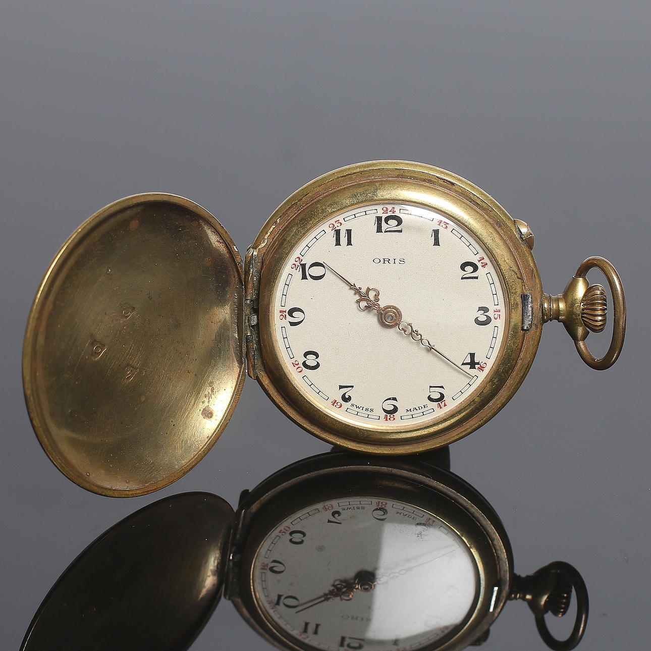 FICKUR, mässing, ORIS, Schweiz, 1920/30-tal.