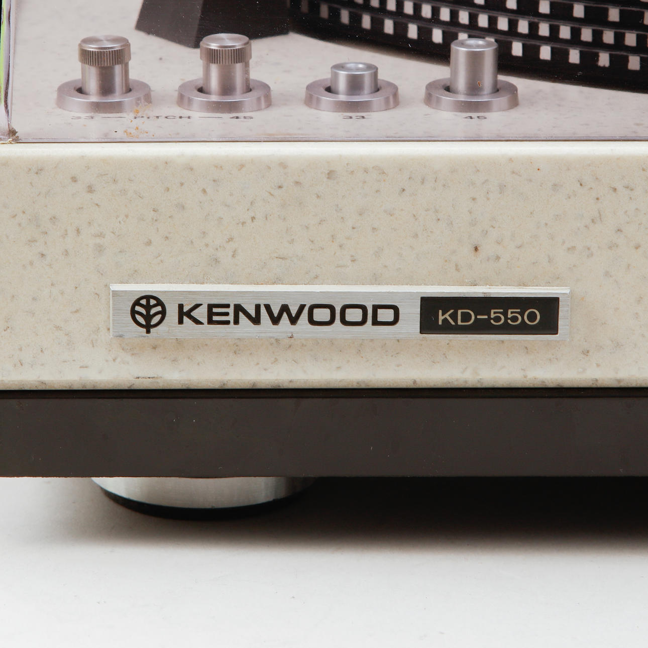 Platine Vinyle Kenwood KD-550 à Entraînement Direct Vintage Hi-Fi Beige
