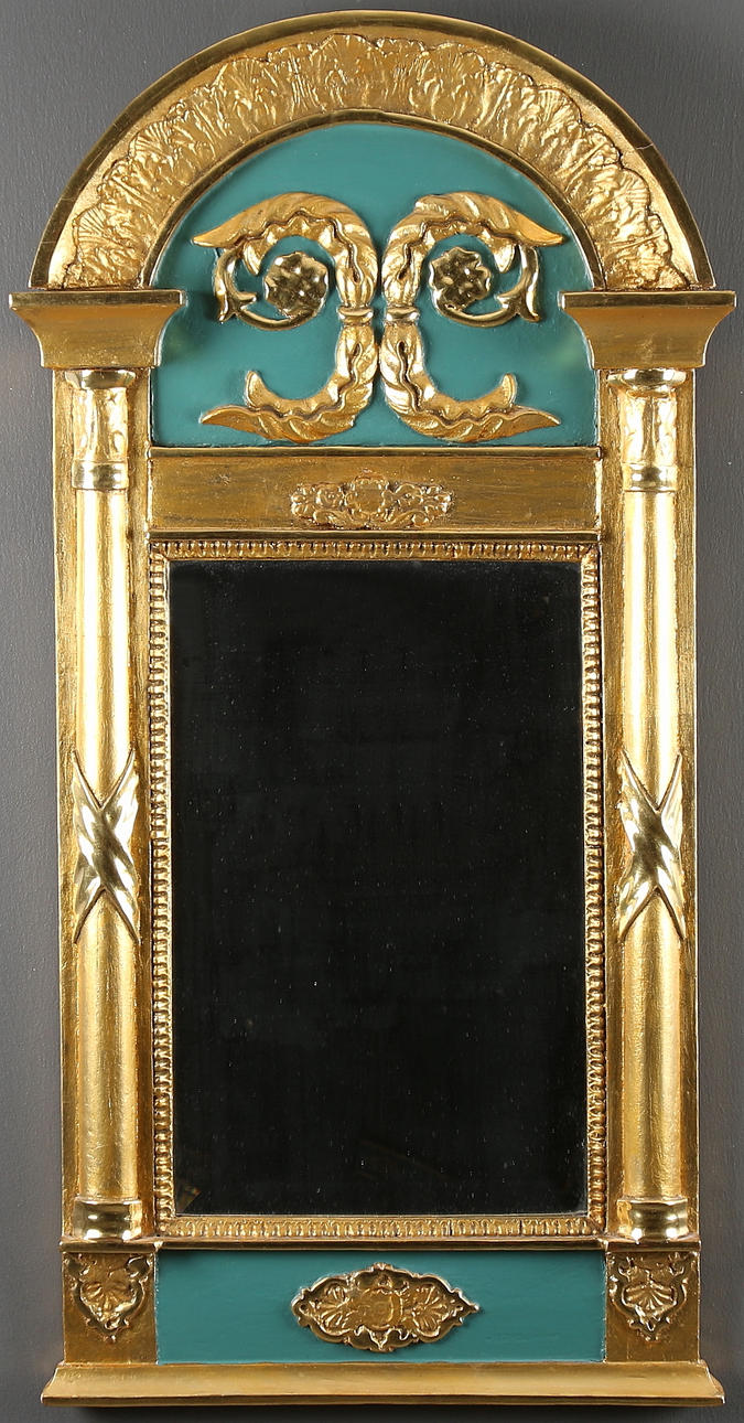 JOHAN WILHELM MALMBERG. Spegel, Empire, Sundsvall. 1800-talets mitt.