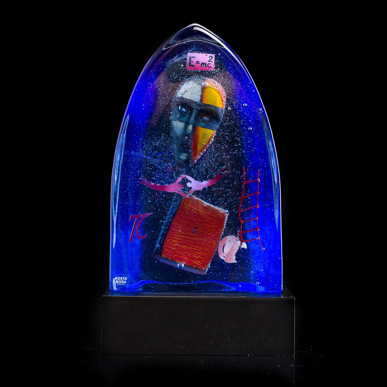 KONSTGLAS, "Together", Boat, Bertil Vallien för Kosta Boda.