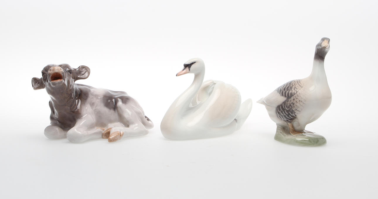 FIGURINER, 3 st, Royal Copenhagen.