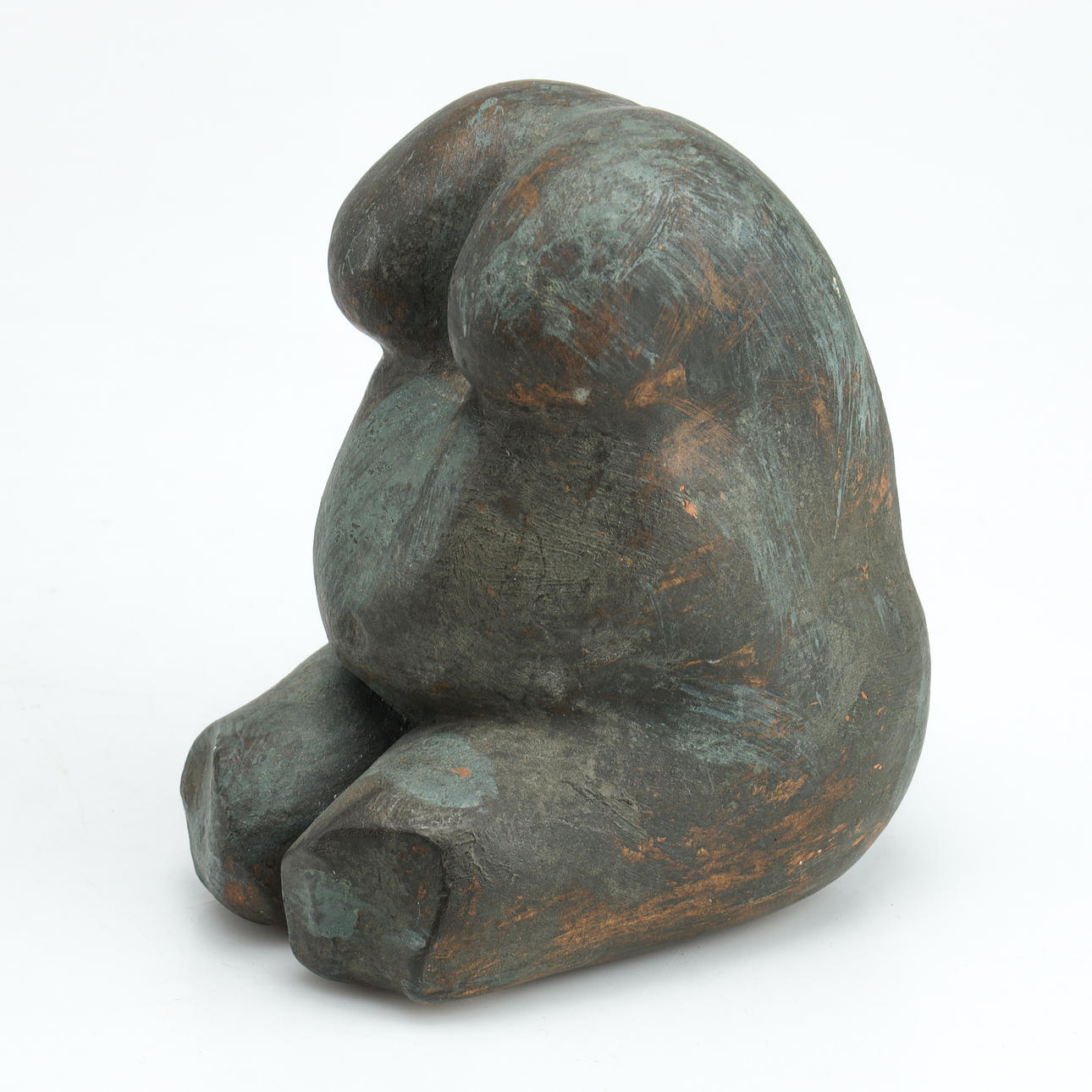 HENRY WILLIAM HALLBERG (1900-1998). Sculpture, Torso, earthenware, signed.