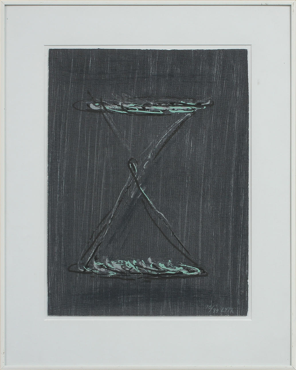 HARALD LYTH. Abstrakt komposition, litografi, signerad och numrerad 10/99.