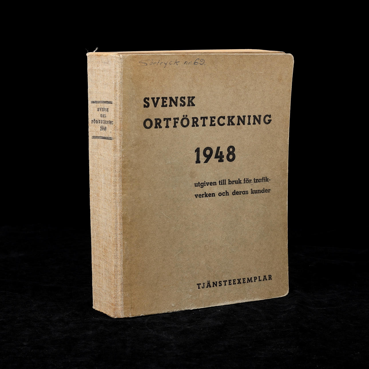 SVENSK ORTFÖRTECKNING 1948.