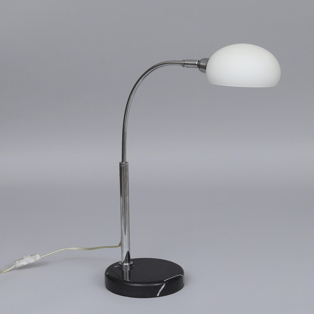 BORDLAMPE, metal og glas, Danalight, Danmark.