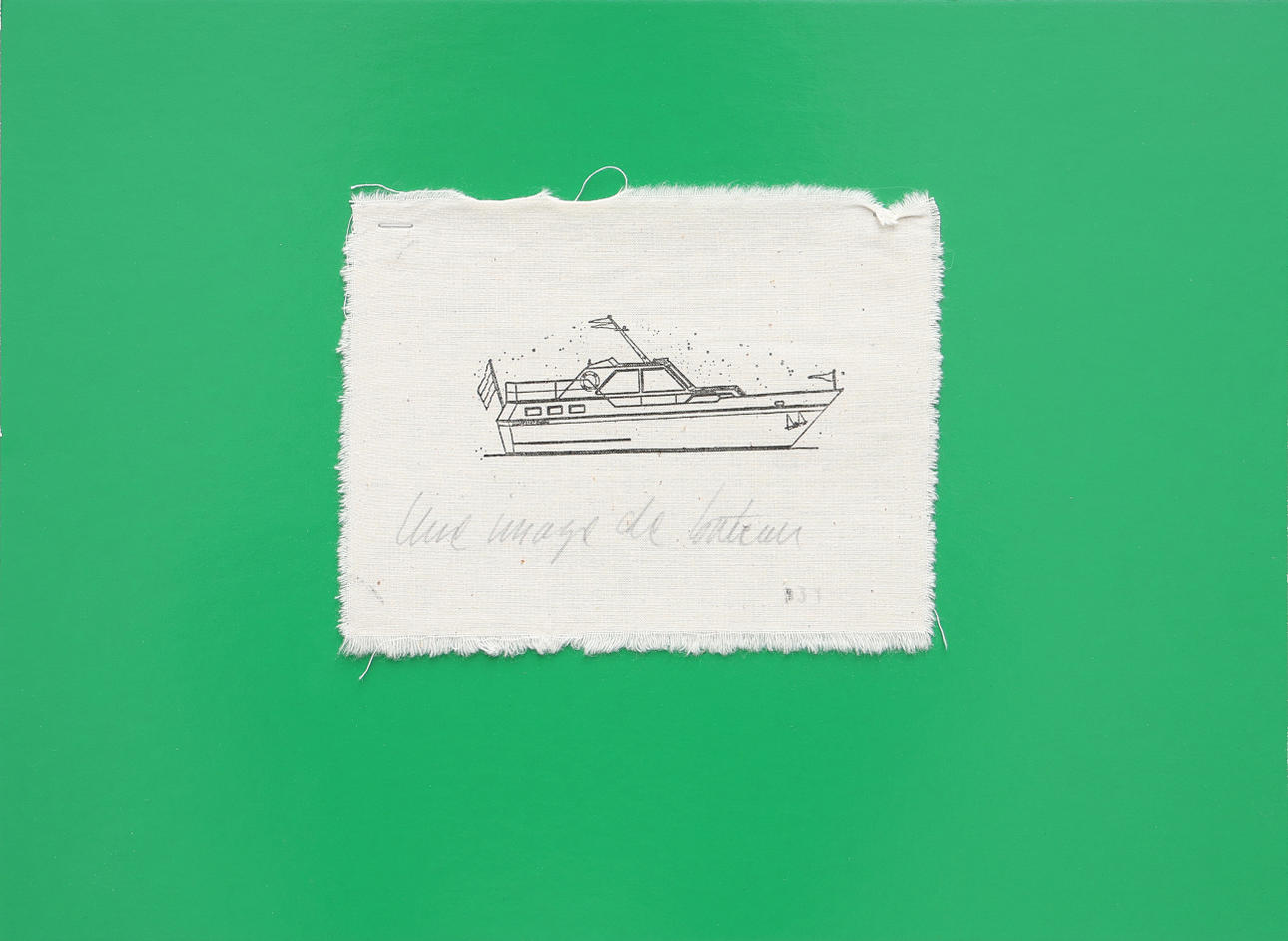 LEIF ERIKSSON (1939-2019). „EIN BILD VON EINEM BOOT“.