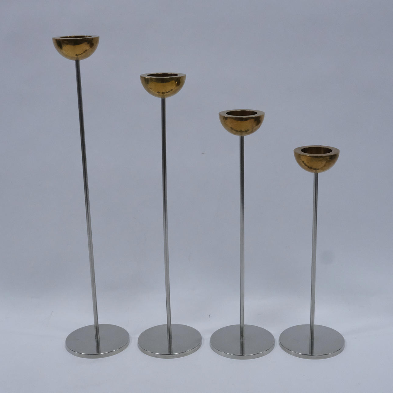 FOUR CANDLESTICKS, STILLING DESIGN DENMARK.