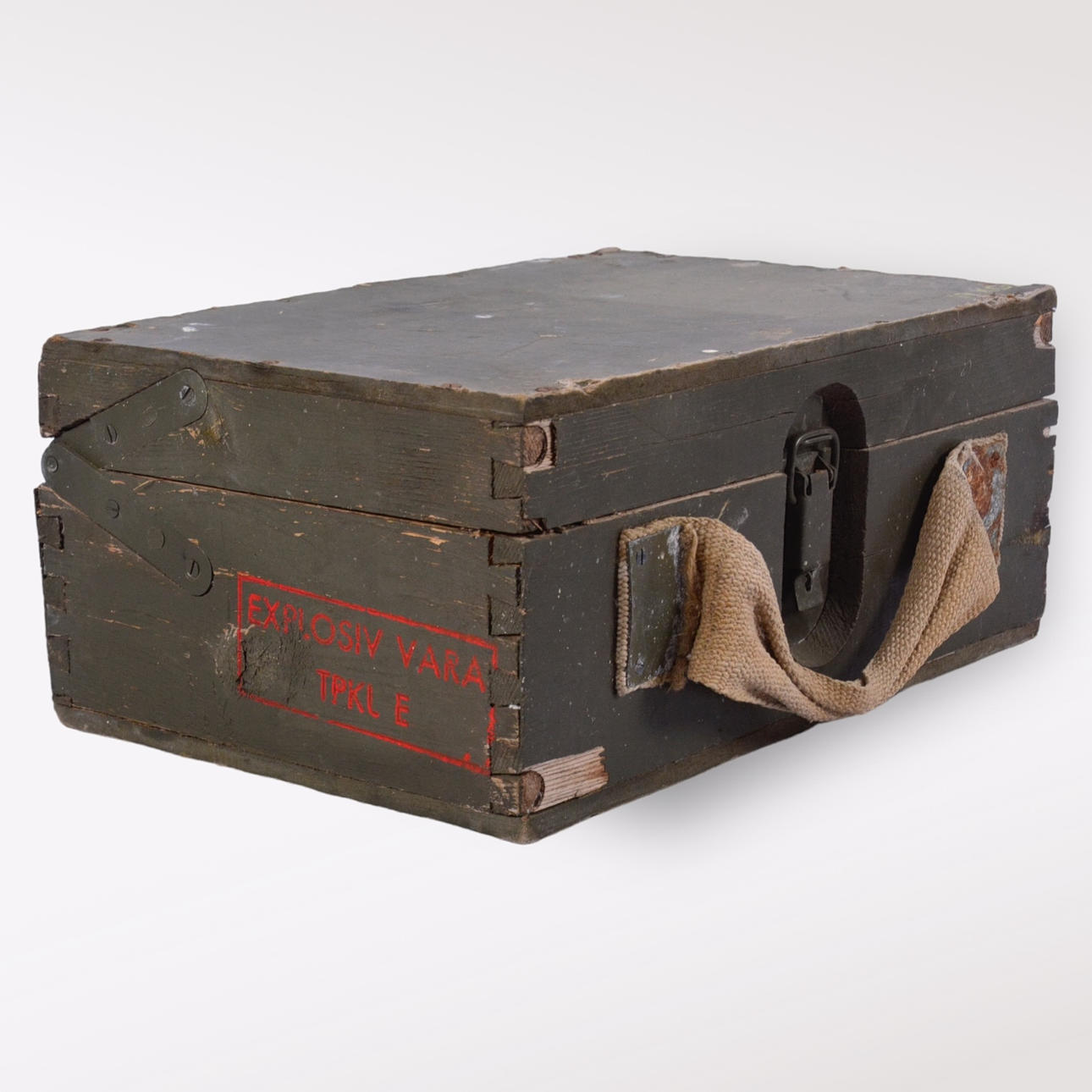 MILITÄRLÅDA, Rökfackla, 1900-tal.