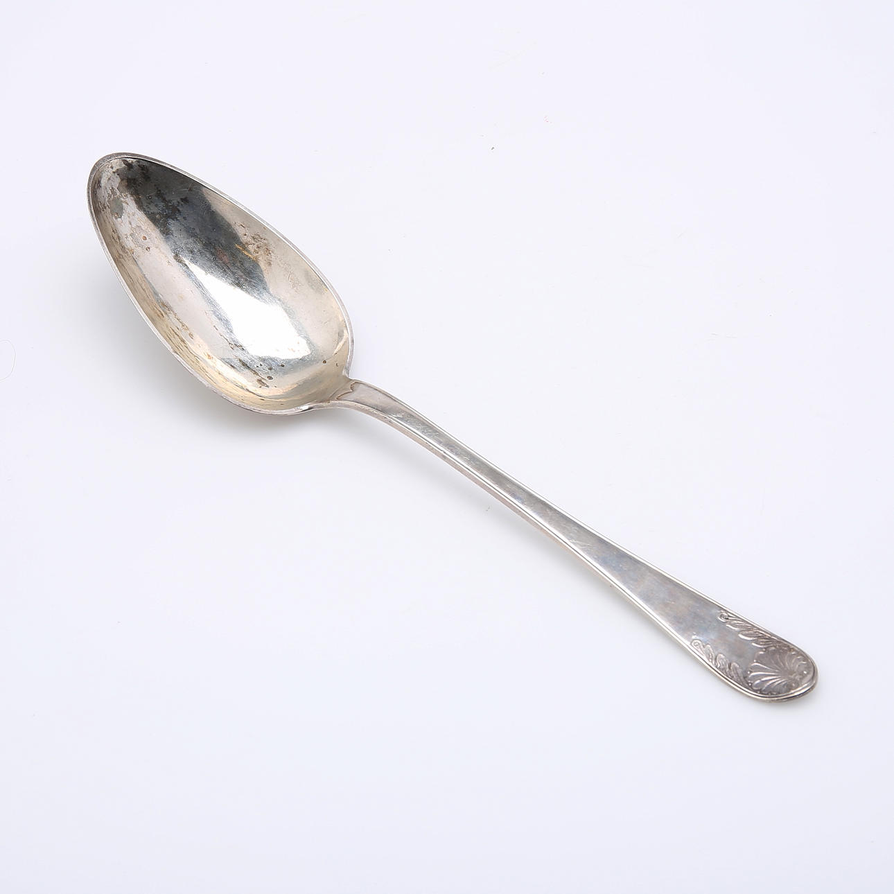 A silver spoon, 121 grams, Peter Rommare, Helsingborg, 1857.