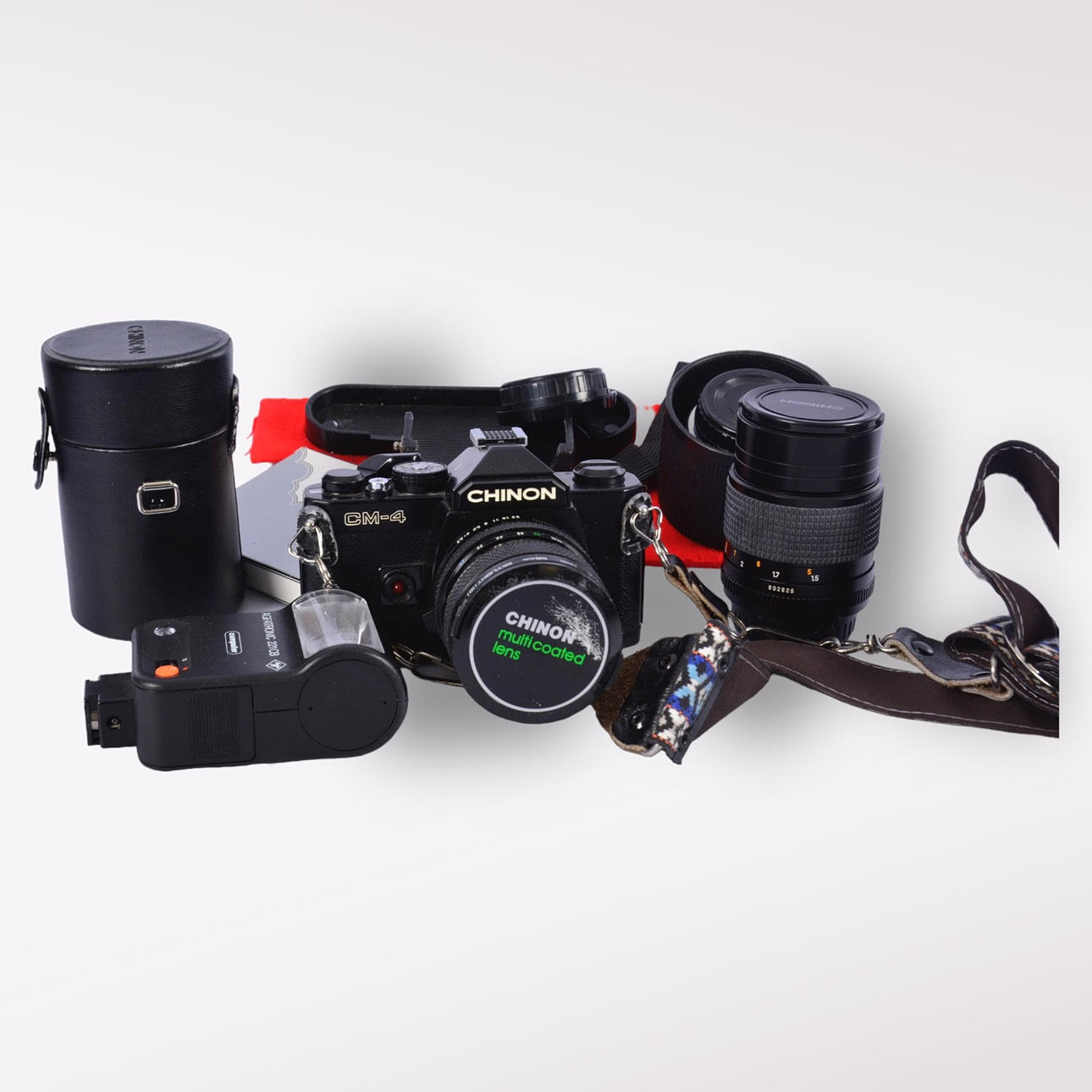 CAMERA, Chinon CM4, with 2 lens.