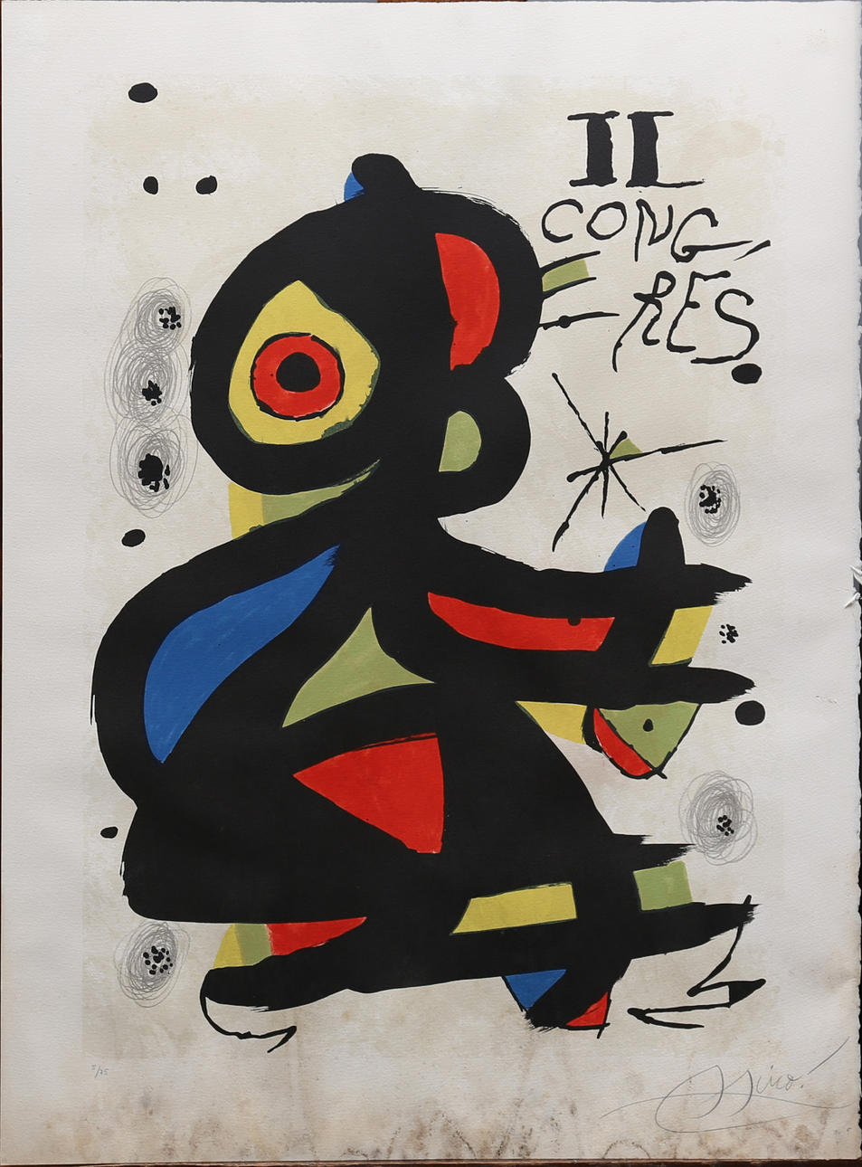 JOAN MIRÓ. “II Congrés”.