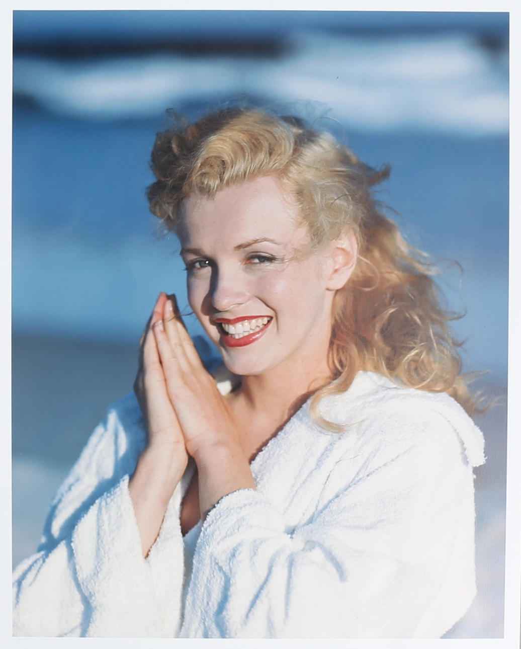 ANDRÉ DE DIENES. Marilyn Monroe. Efter, fine art print, stämpelmärkt à tergo, numrerad 143/200, daterad 16/5-2006.