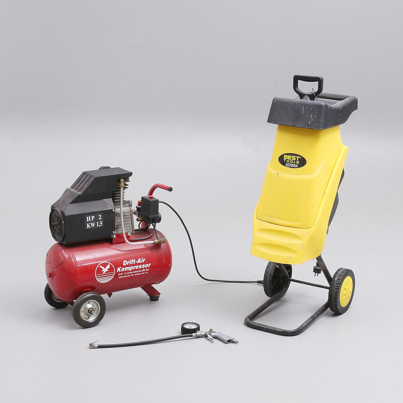 COMPOST MILL AND COMPRESSOR, Best Tools and Drift-Air.