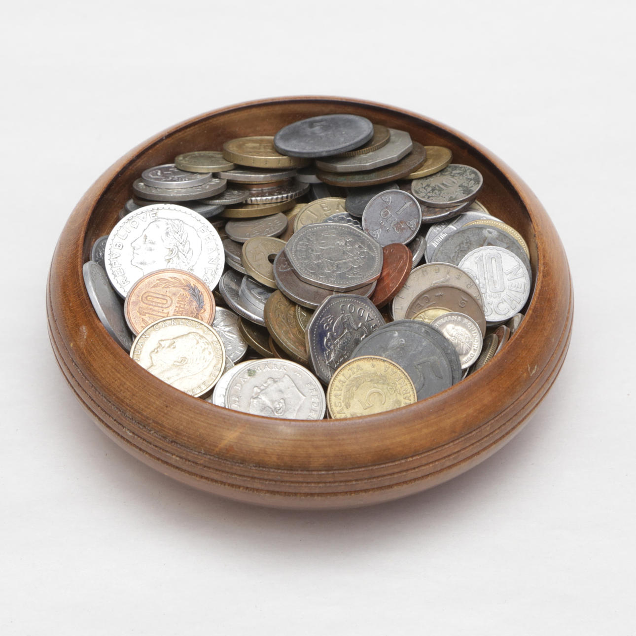 SAMLING MYNT, oädla metaller.