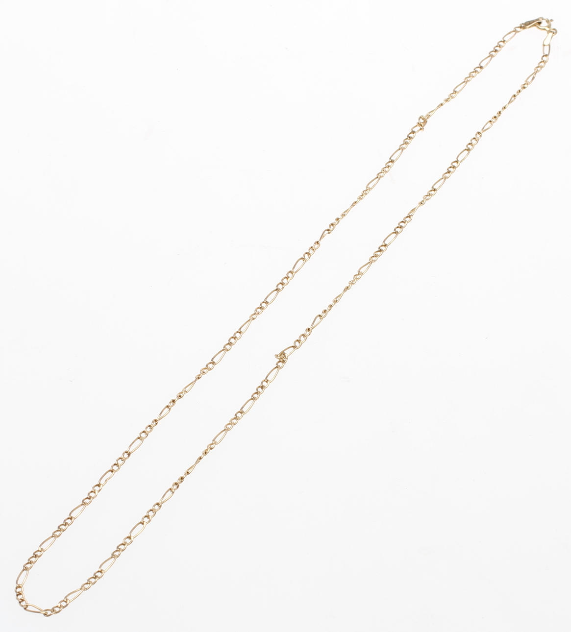 KEDJA, 14k guld, vikt ca 2,4 gram.