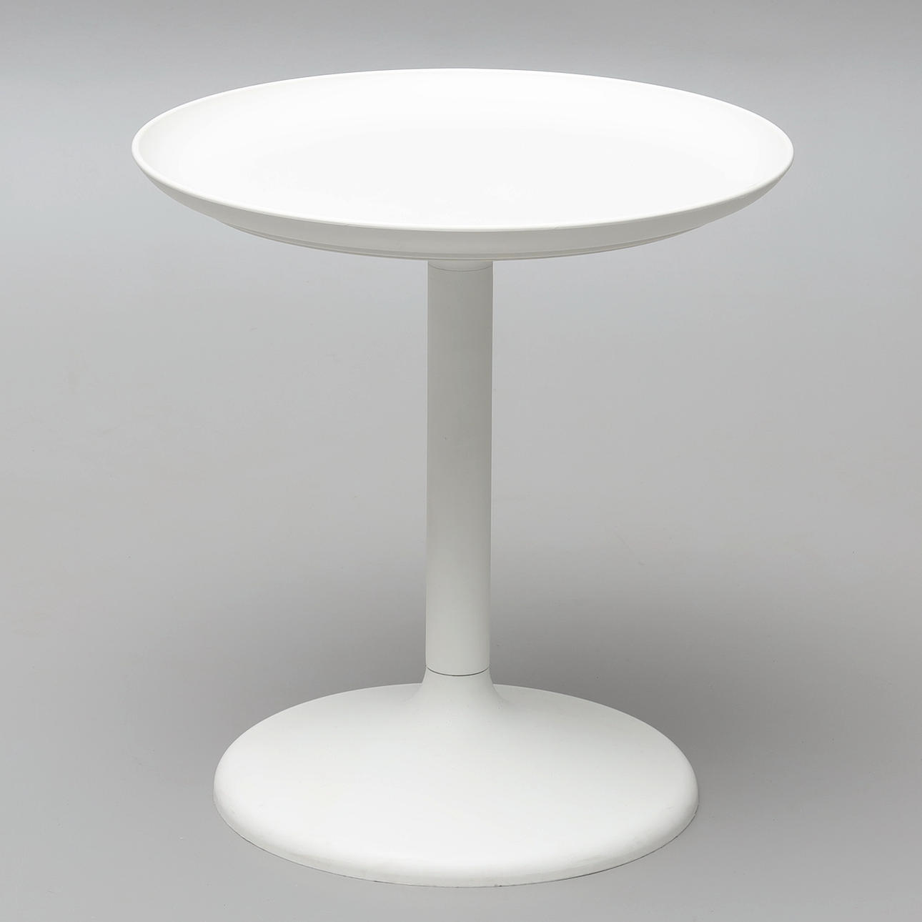 A side table, “Sandskär”, white plastic, Thomas Sandell for IKEA PS collection, 2000s.