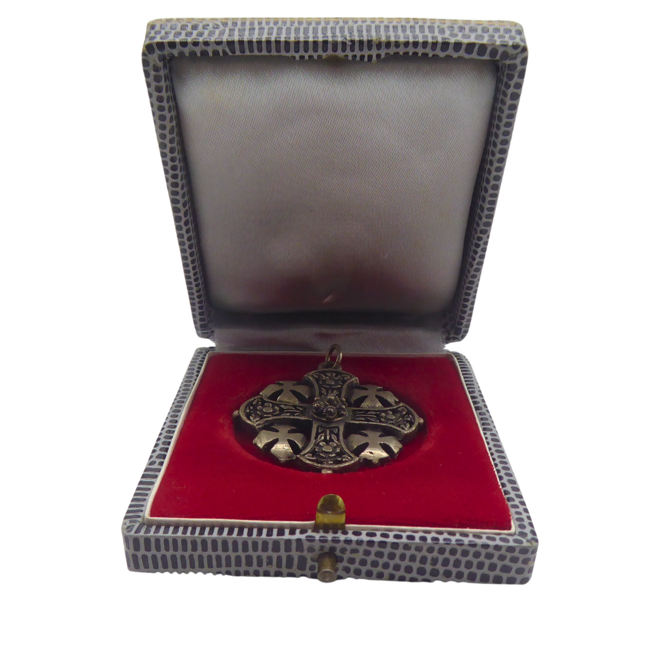 JERUSALEM KORS VEDHÆNG LAVET AF SØLV.