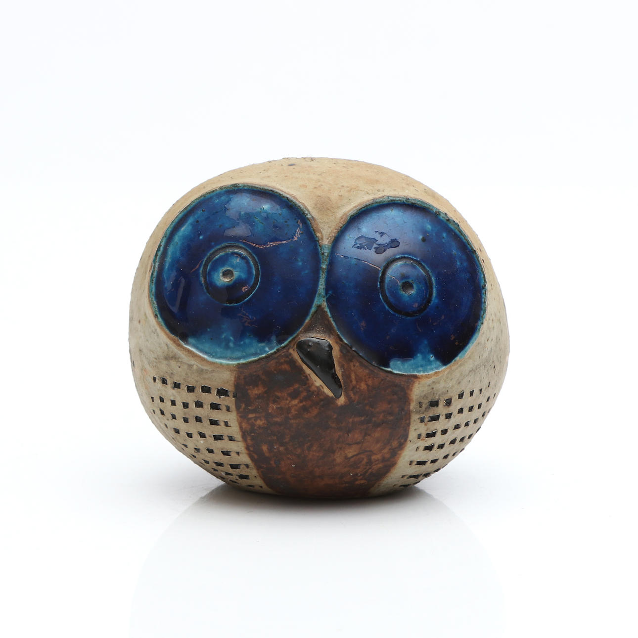 INGER PERSSON. Figurine. Stoneware. Rörstrands Studio. Owl. Marked underneath.