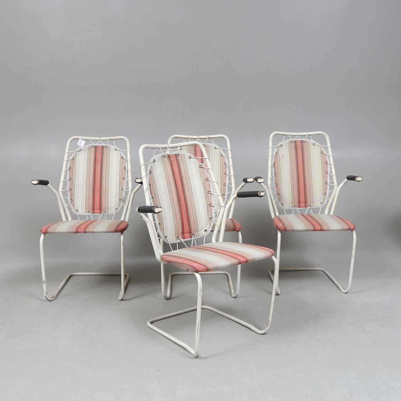 TRÄDGÅRDSSTOLAR, 4 st, 1950/60-tal.