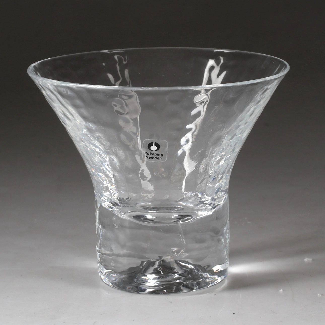 GÖRAN WÄRFF. Cocktailglas, 7st, glas, "Rustika", Pukeberg.