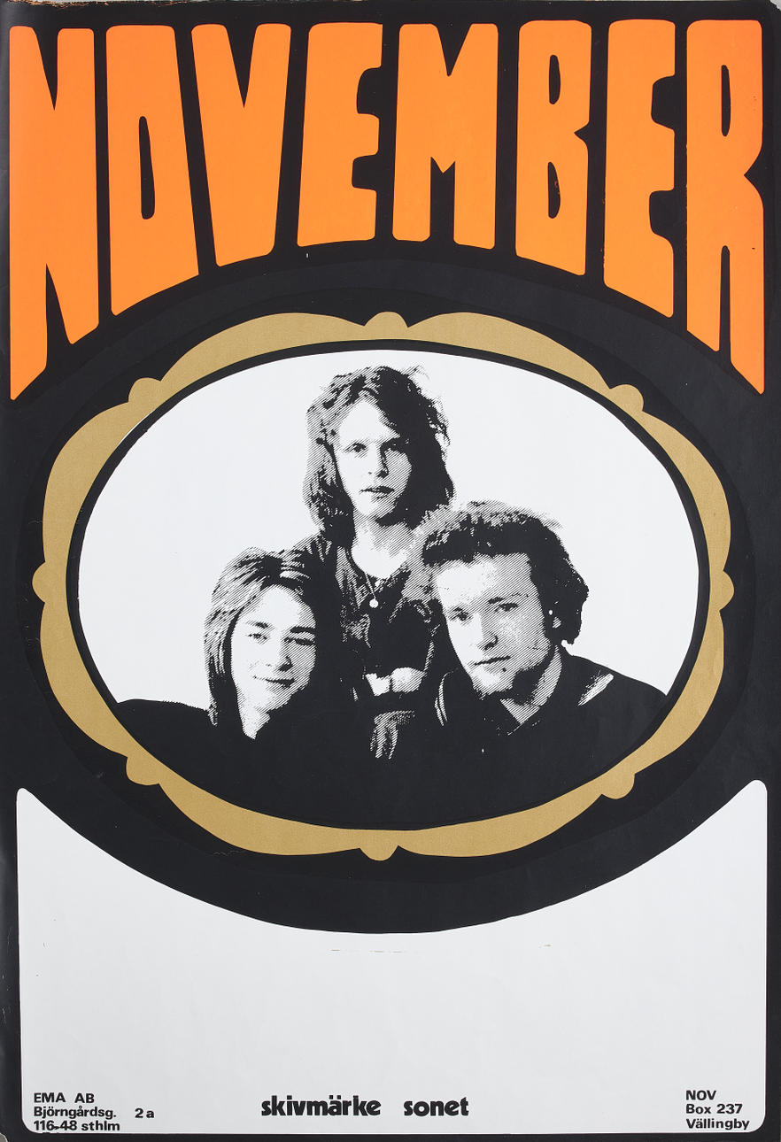 POSTER. November, offset print, 1970.