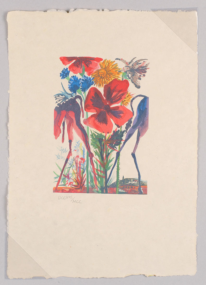 SALVADOR DALI. EFTER. ”Engarde Caballero”, ur serien Le Tricorne.