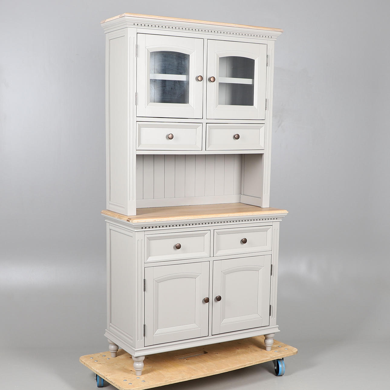 A MODERN PAINTED DRESSER.