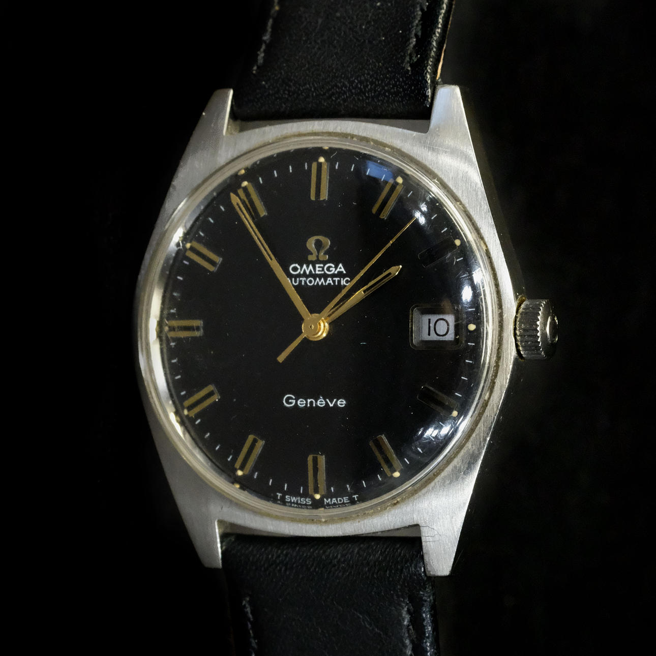 MEN'S WRISTWATCH, OMEGA, “GENEVA”, AUTOMATIC, CIRCA 1969.