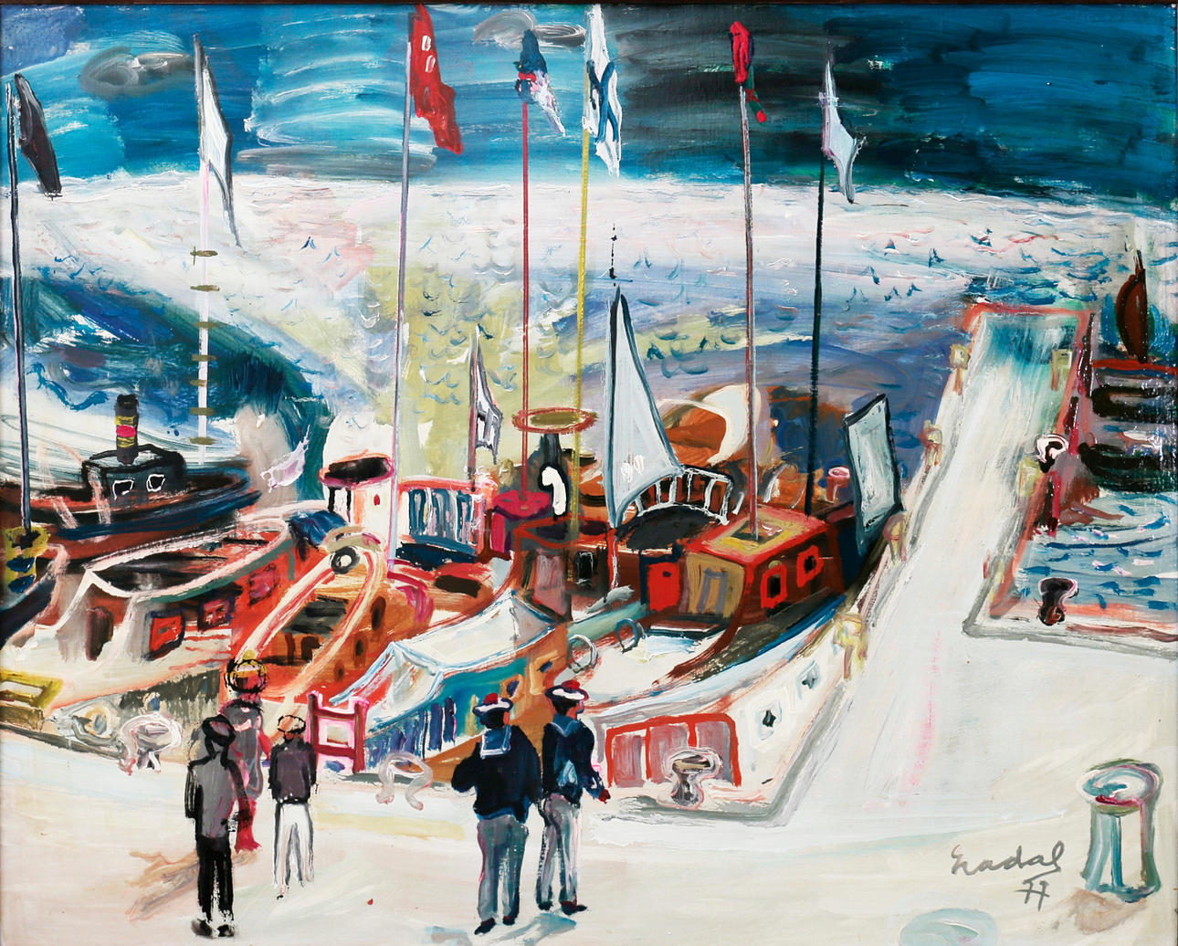 CARLOS NADAL. Puerto de Aiguadolç, Sitges.