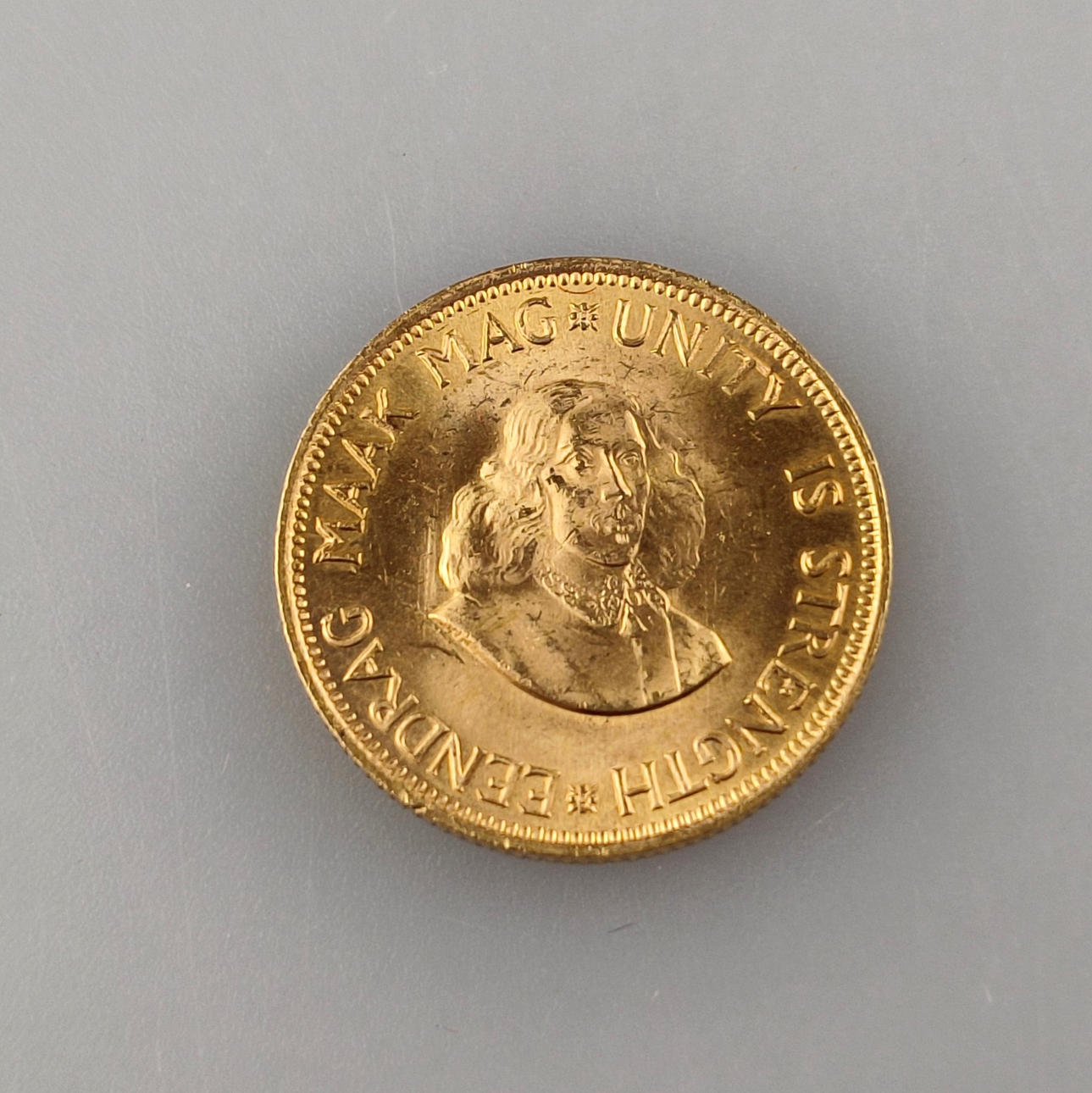 - GOLDMÜNZE 2 Rand 1962 - Südafrika, Jan van Riebeeck.