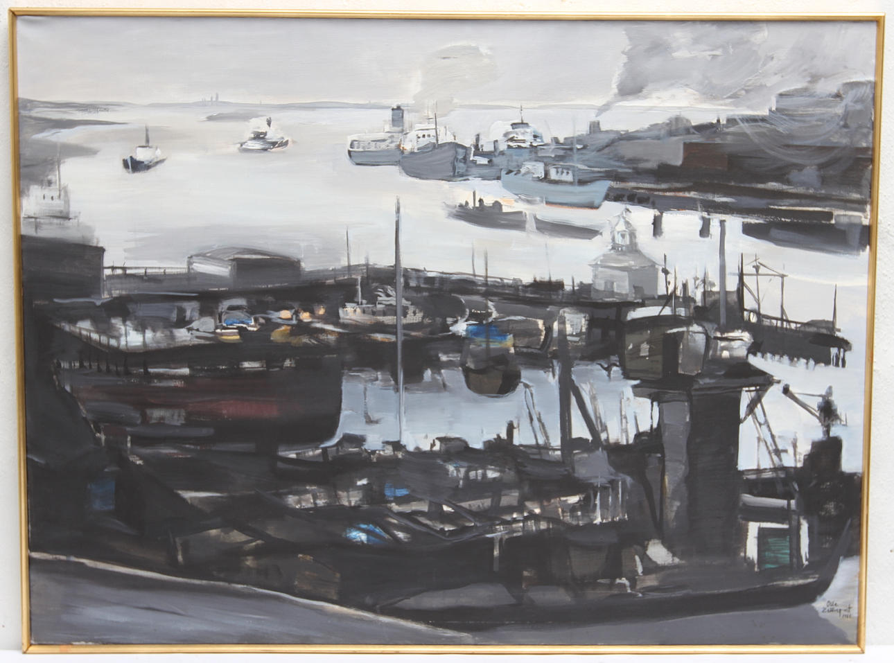 OLLE ZETTERQVIST. Olja på duk. Signerad och daterad 1971.