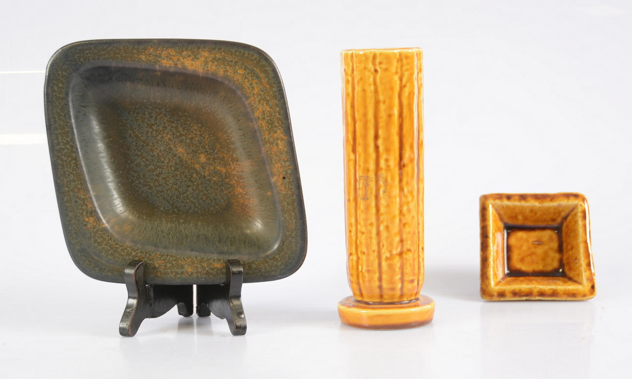 GUNNAR NYLUND. Keramik, 3-delar.