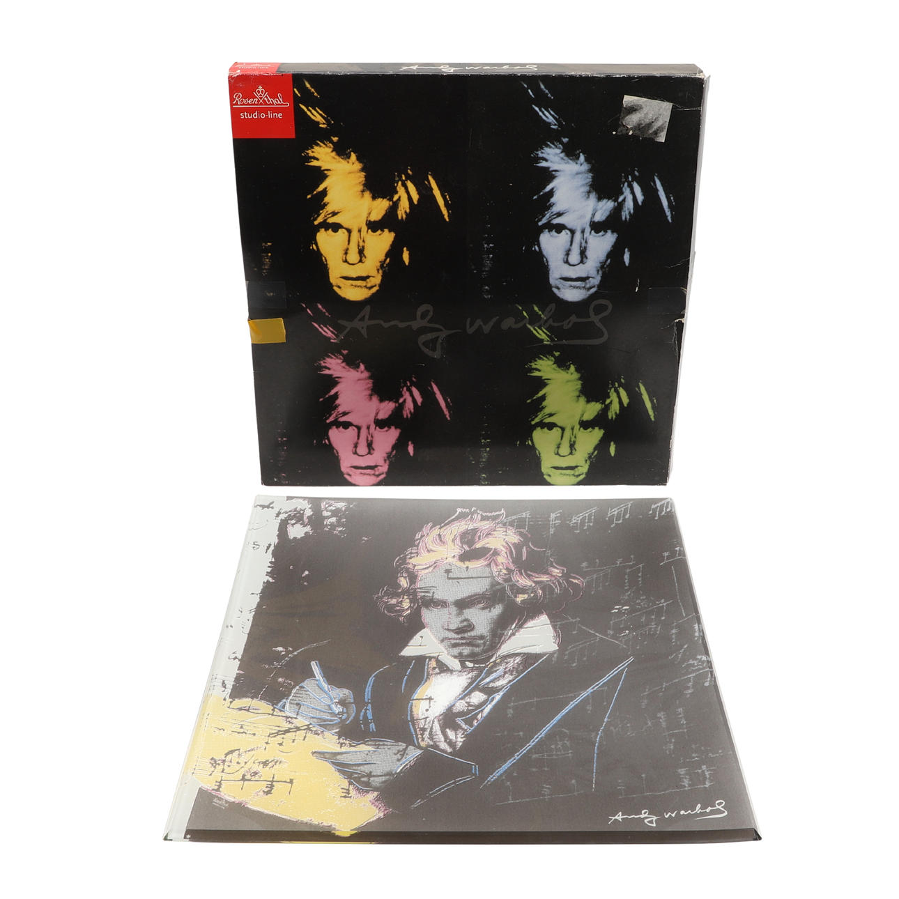 ROSENTHAL STUDIO LINE - 'ANDY WARHOL' GLASS DISH.